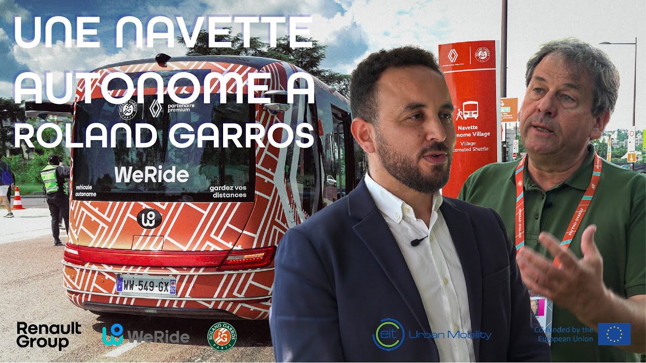 TEST D'UNE NAVETTE AUTONOME A ROLAND GARROS