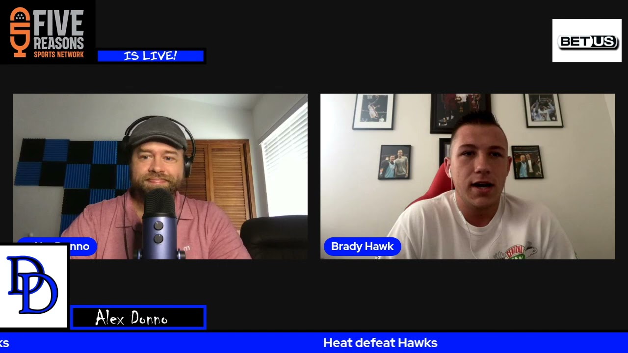 Brady Hawk joined Alex Donno on 5R Live to talk about Heat win over Hawks.