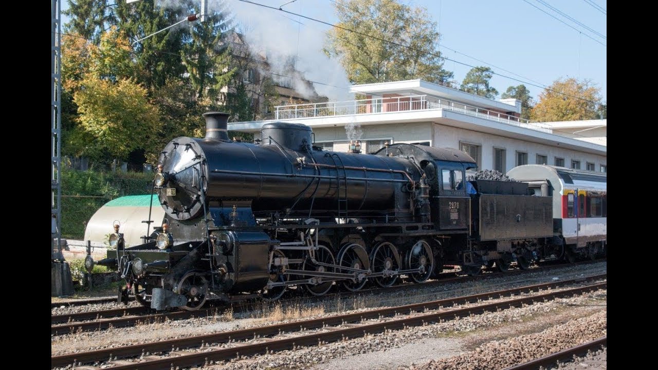 [HD] C 5/6 2978 --- Radlastwaage und Lastprobefahrt --- 13./14.10.2017
