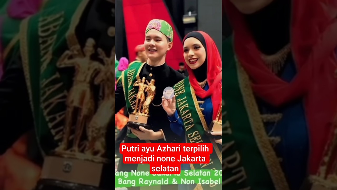 putri ayu Azhari terpilih jadi none Jakarta selatan #videoshort #entertainment