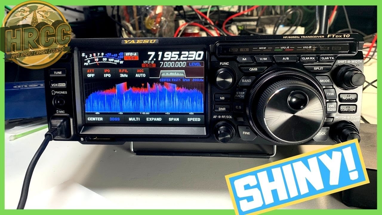 First Look at Yaesu FTdx-10 Ham Radio - Livestream