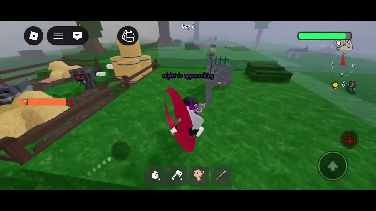 CLEARING STRONGHOLD WITH MY FRIEND #GAMINGRBLXYT#99 NIGHT IN FOREST