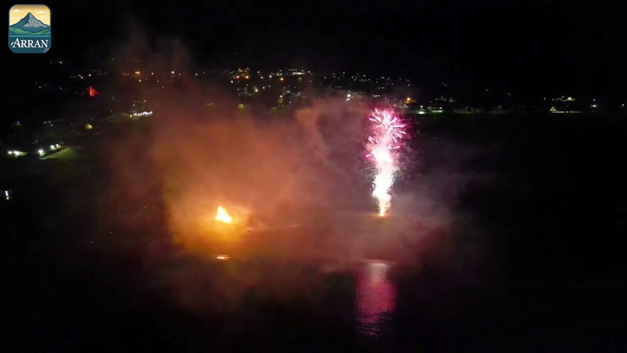 Brodick bonfire night, Isle of Arran #scotland #travel #outdoors #nature #relaxing.