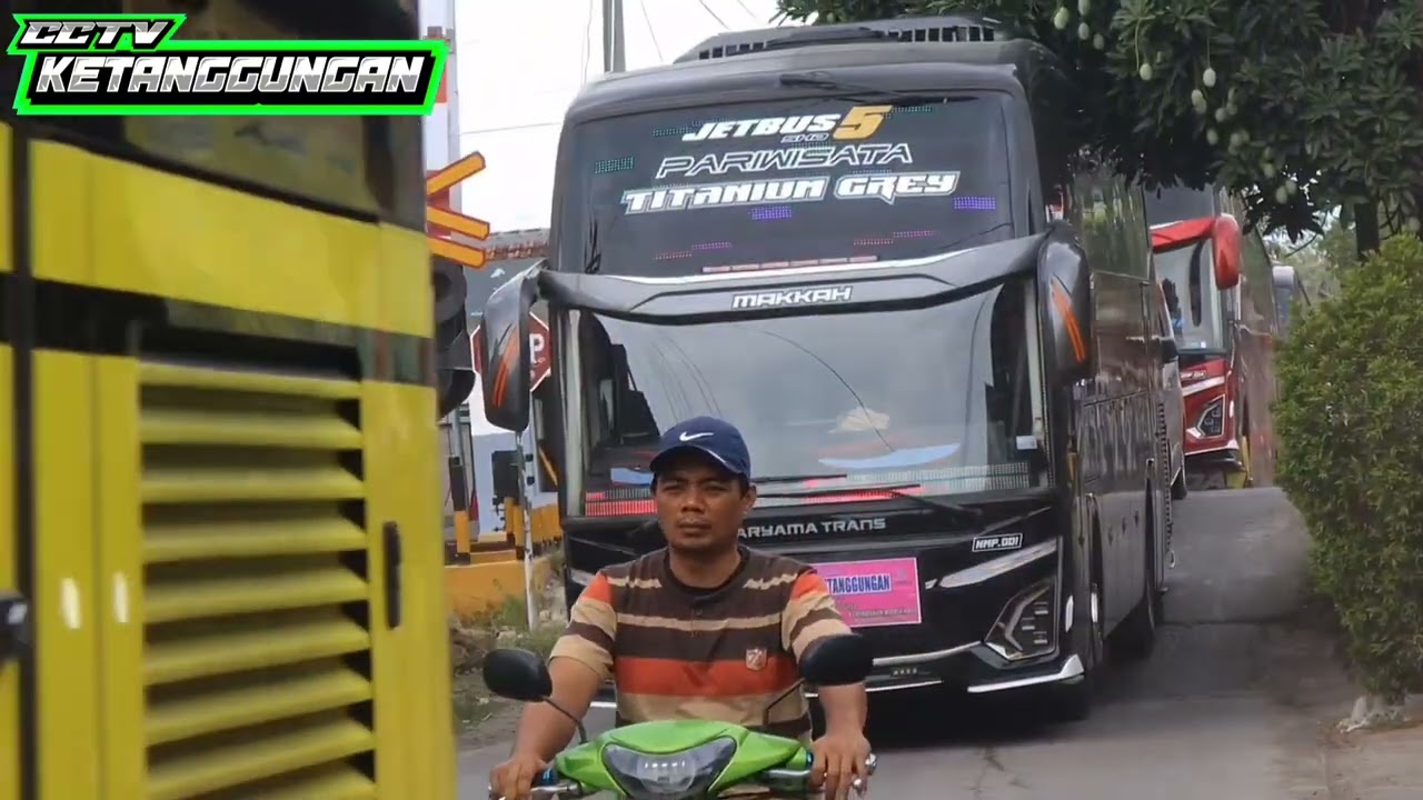 lika liku ngoyod konvoian 8 unit bus naryama trans yang kemaren bikin heboh smp n 1 ketanggungan