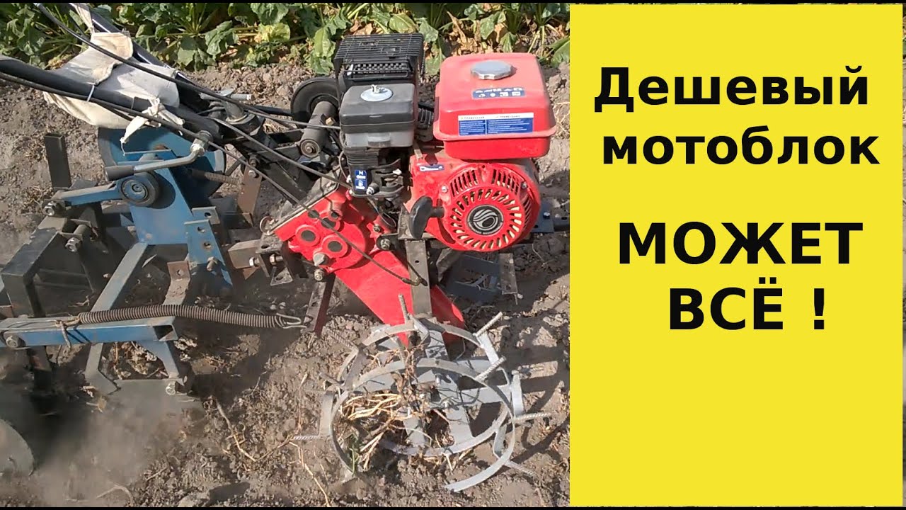 Мотоблок может все!!!