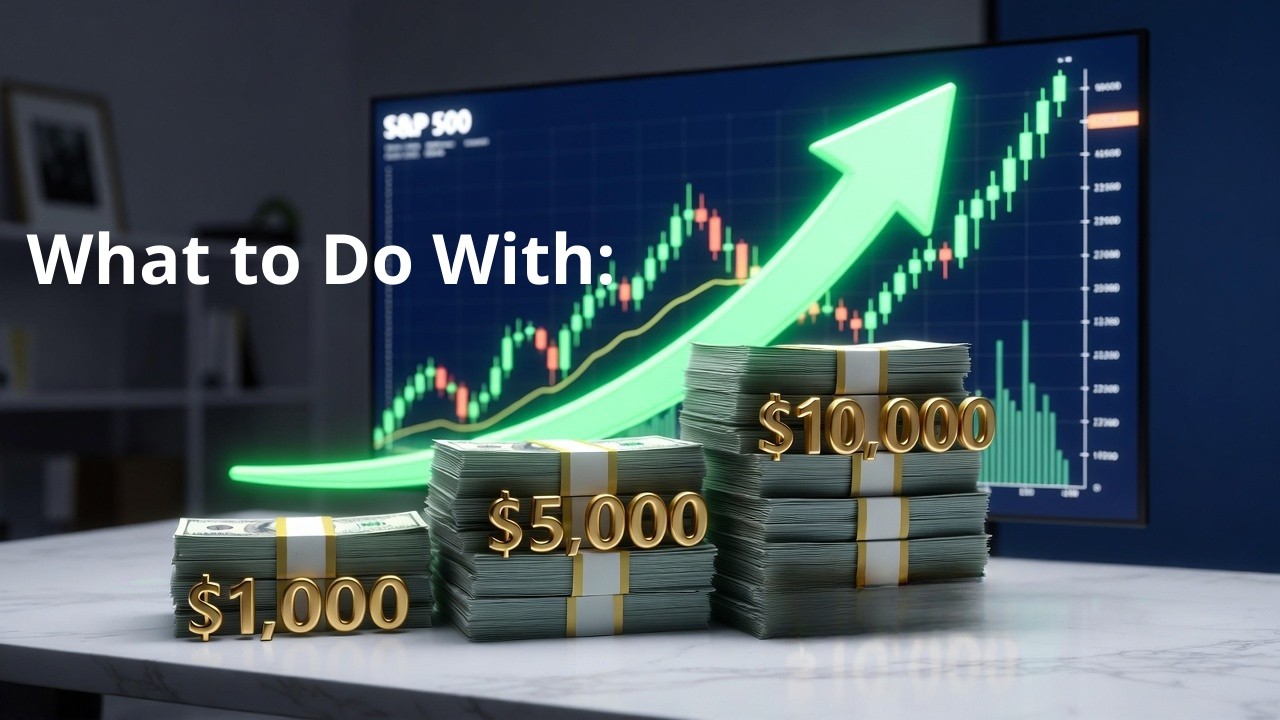What to Do With $1,000, $5,000, or $10,000 Right Now|The Investments That Actually Build Real Wealth
