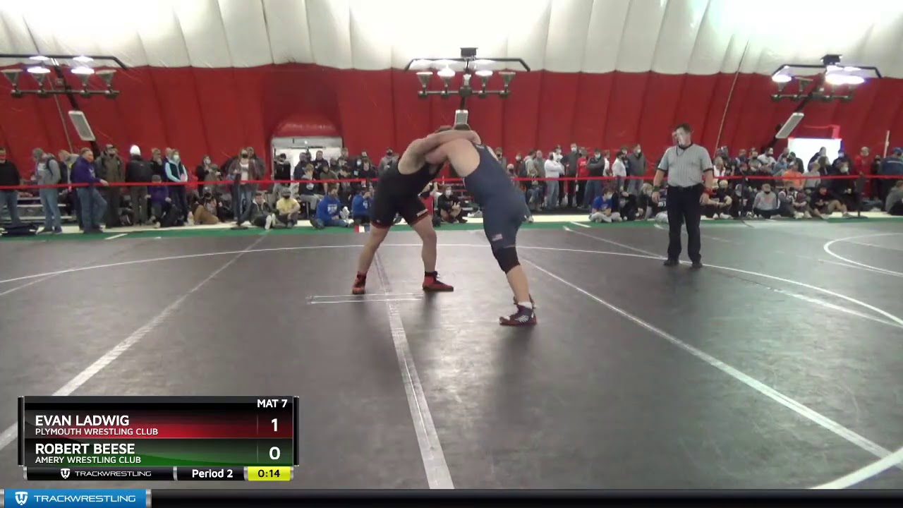 USAW TOA Holiday HS Classic/616 HS BOYS SESSION 1 285 Robert Beese Amery  Wrestling Club Vs Evan L
