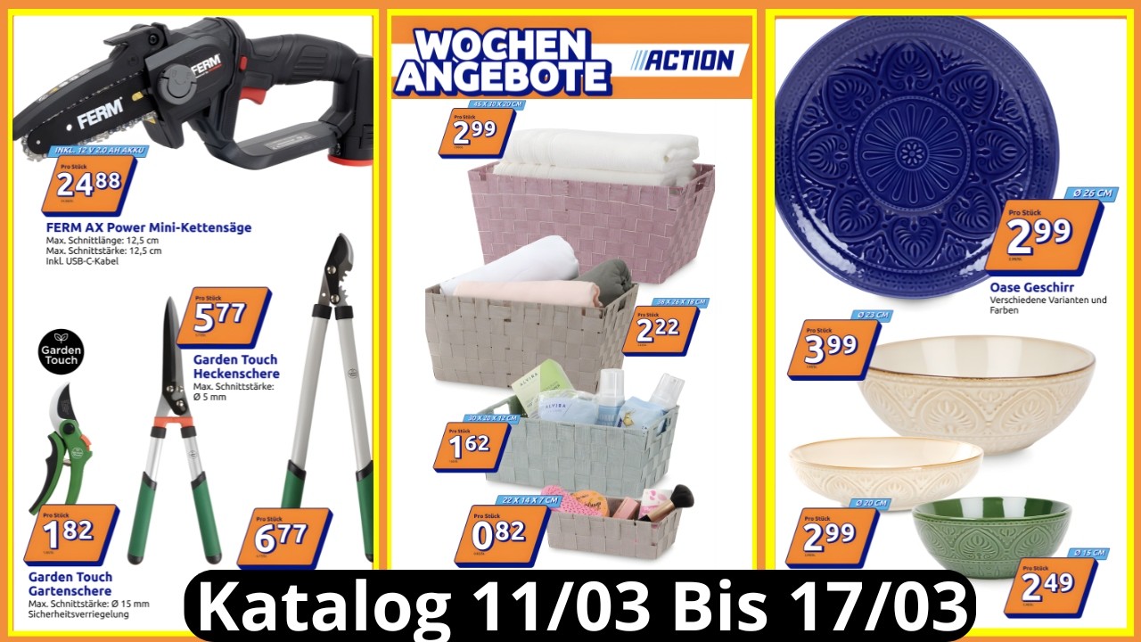Neuer ACTION Prospekt Angebote & Aktionen vom 11/03/26 bis 17/03/26 🛒 #action  #promotion