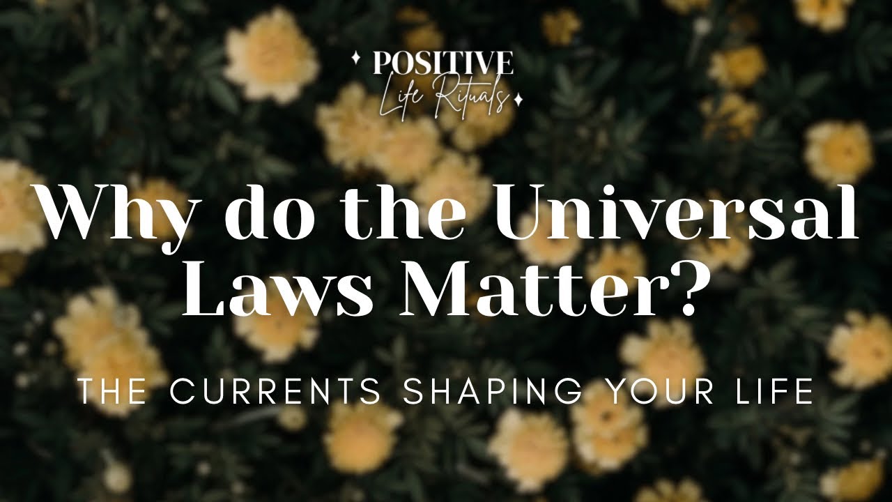 Why the Universal Laws Matter | See the Forces Shaping Your Life