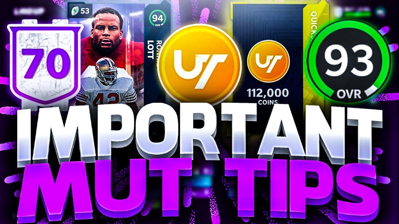 8 TIPS EVERY MUT PLAYER NEEDS TO DO!! | MAKE EASY COINS & IMPROVE YOUR MADDEN 21 ULTIMATE TEAM!!