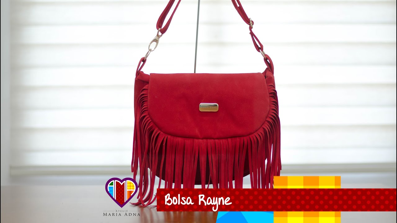 Bolsa de tecido Rayne - Como colocar zíper em bolsas - Maria Adna Ateliê