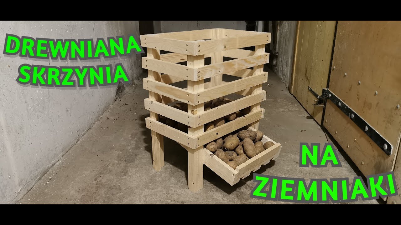 WUJEK ZROBIE - DREWNIANA SKRZYNIA NA ZIEMNIAKI :))