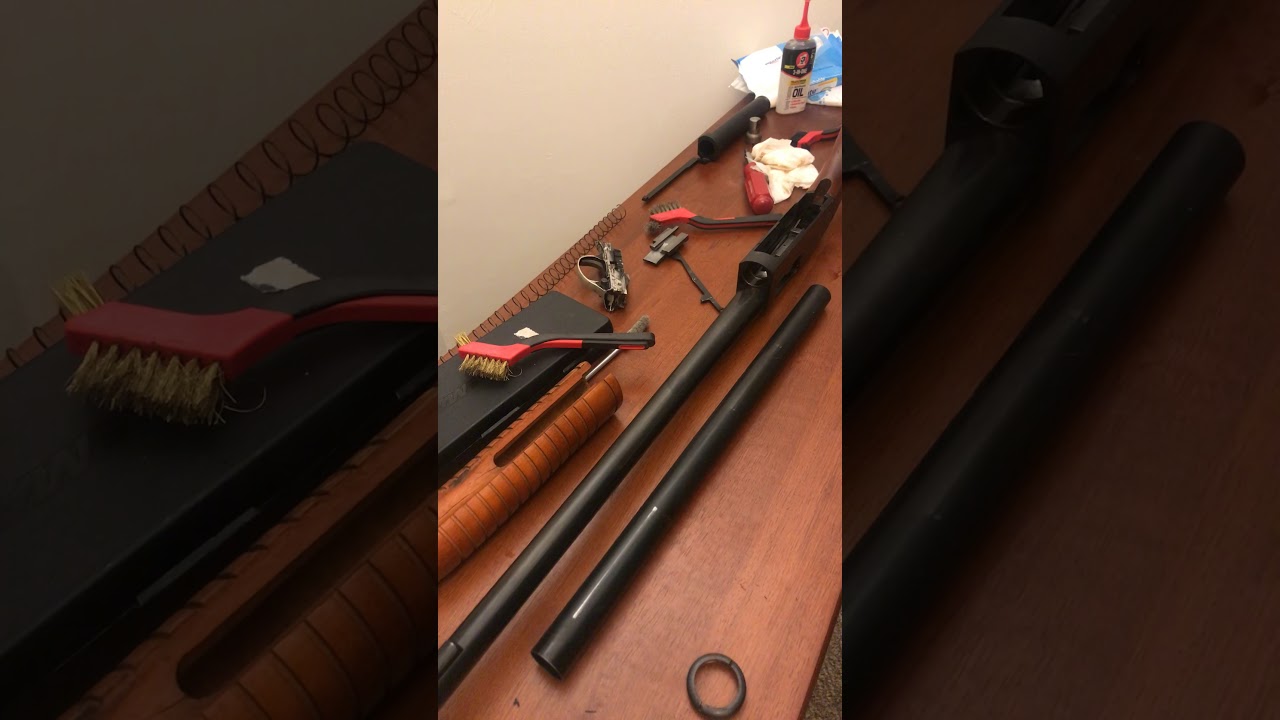 High standard police riot shotgun basic cleaning