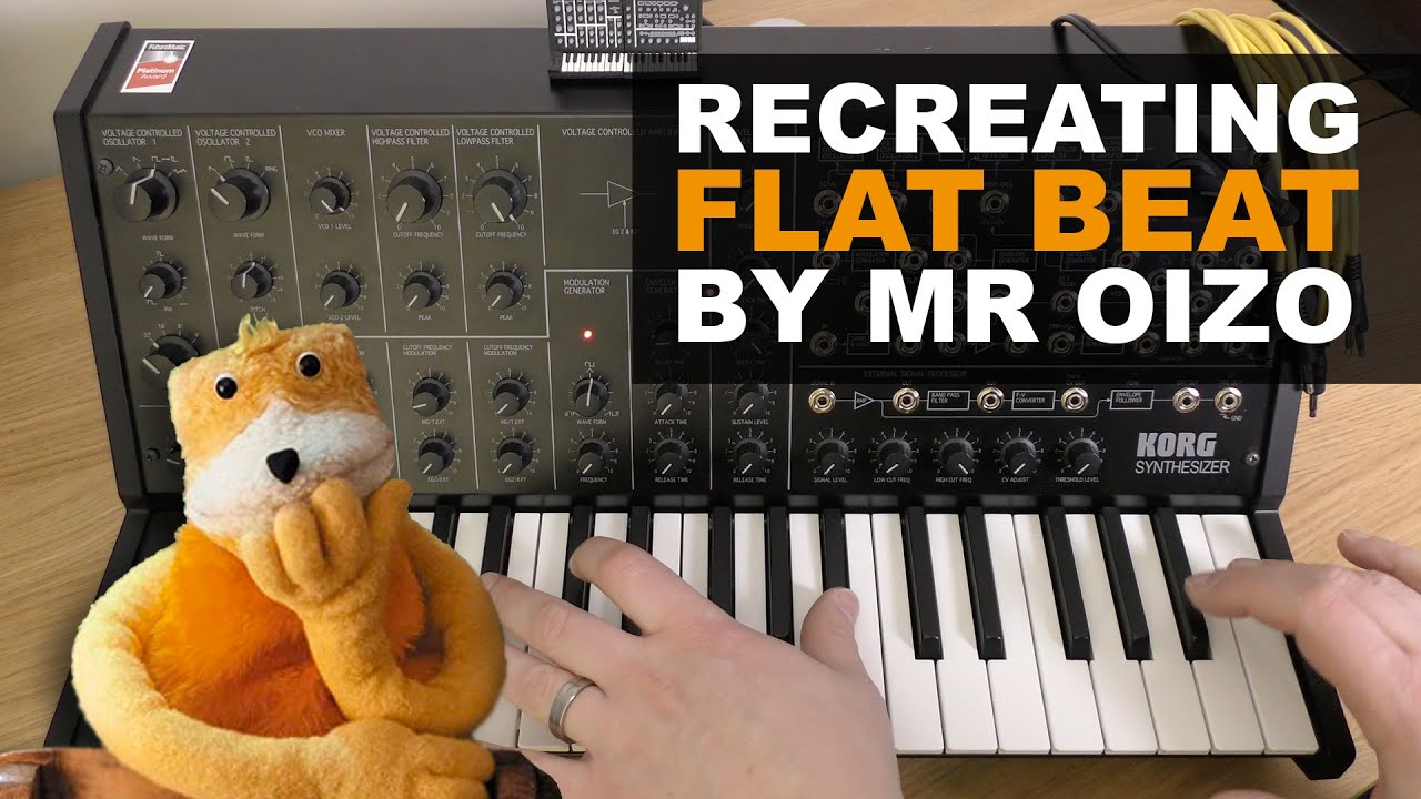 Воссоздание «FLAT BEAT» от Mr Oizo | MS-20 | KORG Sound Icons