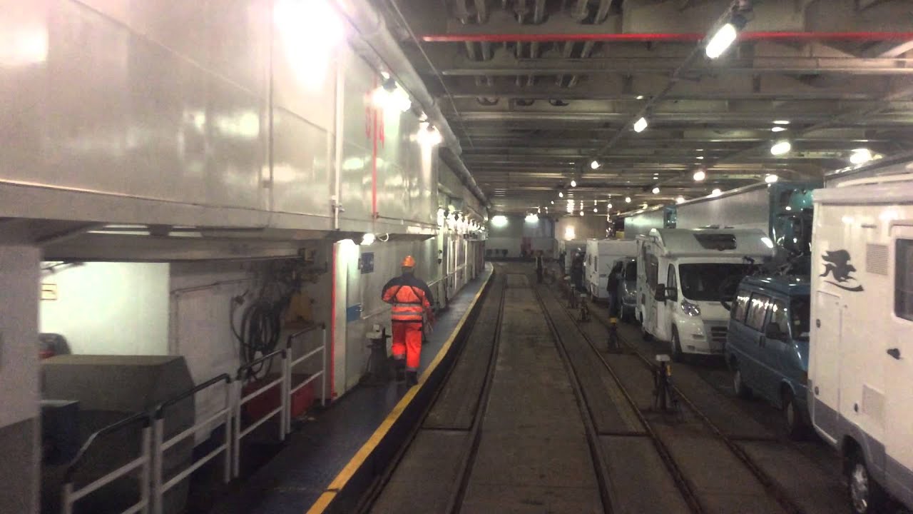 The Berlin-Malmö Snälltåget boards the Sassnitz-Trelleborg train ferry for the last time