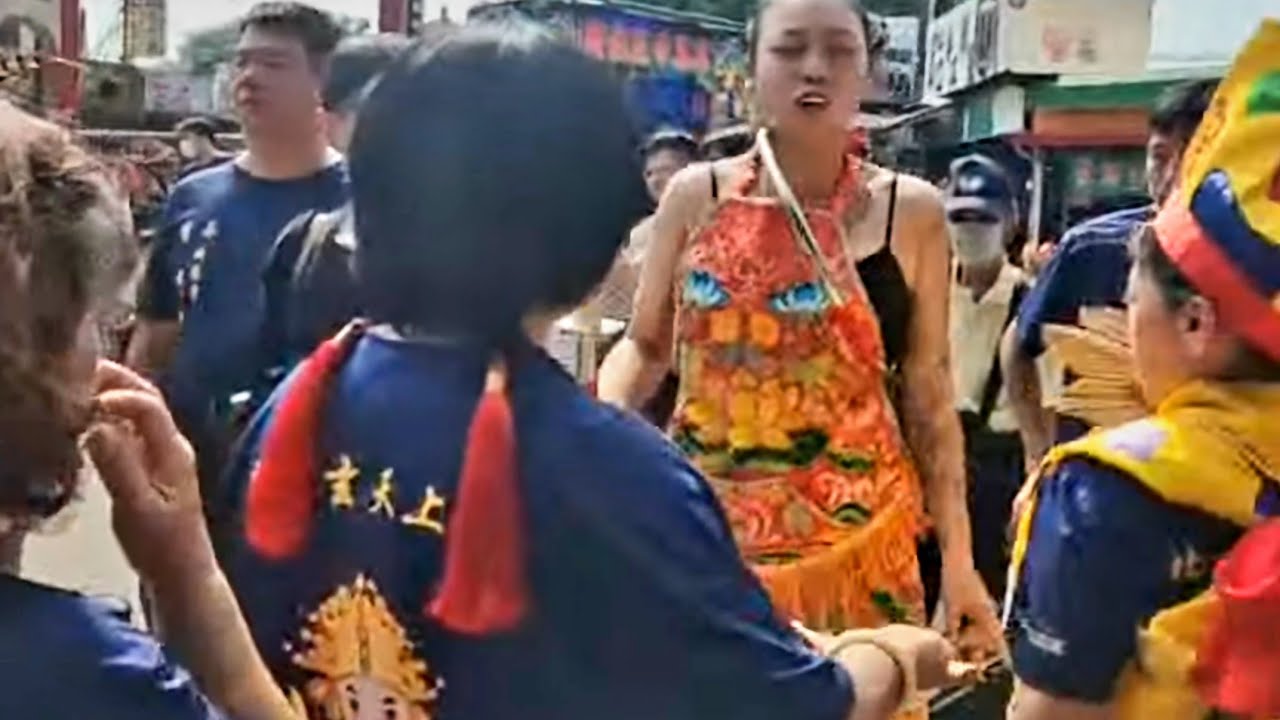 〔直播〕紫南宮週末動向 恰遇大陣仗有美 #女乩童 進香團