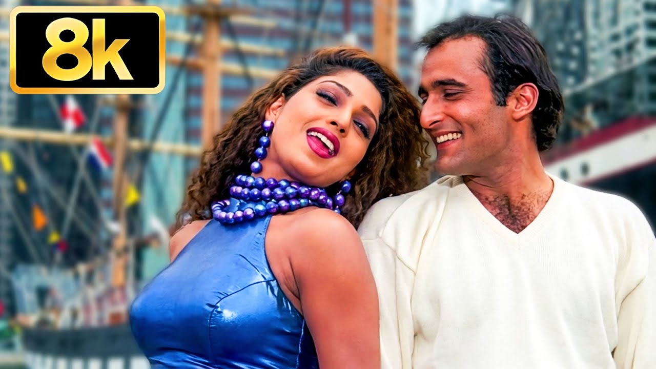 Pyar Hua Pyar Hua 💖 8K Video Song | Akshaye Khanna | Aa Ab Laut Chalen (1999) | Jaspinder Narula