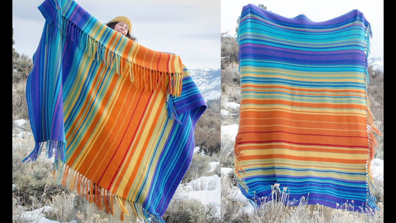 Crochet Temperature Blanket 2020 Truckee, California