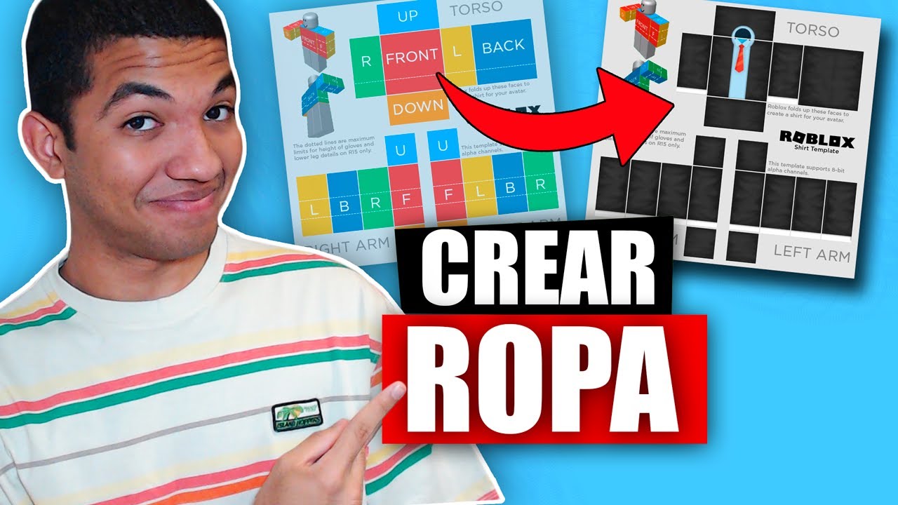 Cómo CREAR ROPA en ROBLOX y VENDERLAS DESDE 0 en PC - Hacer prendas de ropa