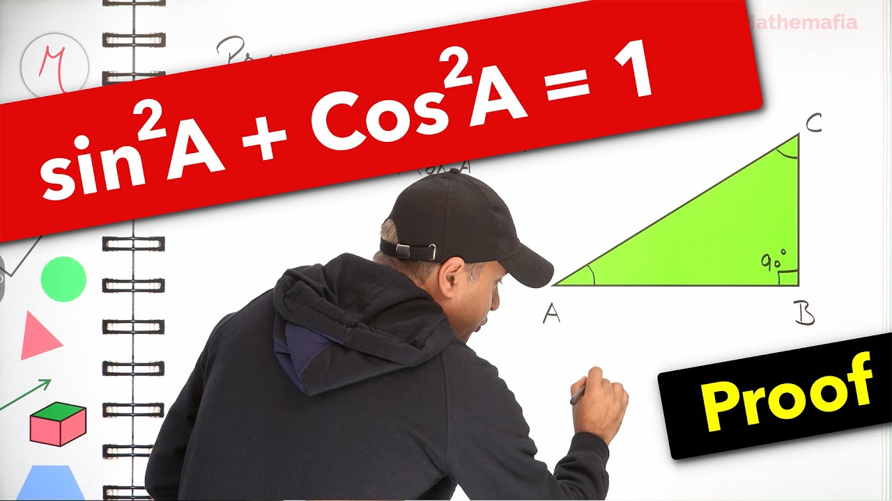 Докажите, что sin&sup2;A + cos&sup2;A = 1 | Одно из важнейших тождеств тригонометрии | Математика