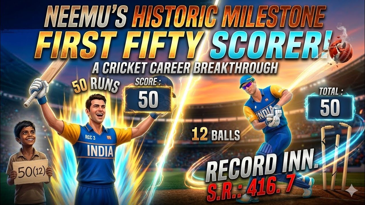 What A Comeback Neemu 🔥🔥 #cricket #cricketlover #ipl #gaming #gameplay #games #viratkohli #t20 