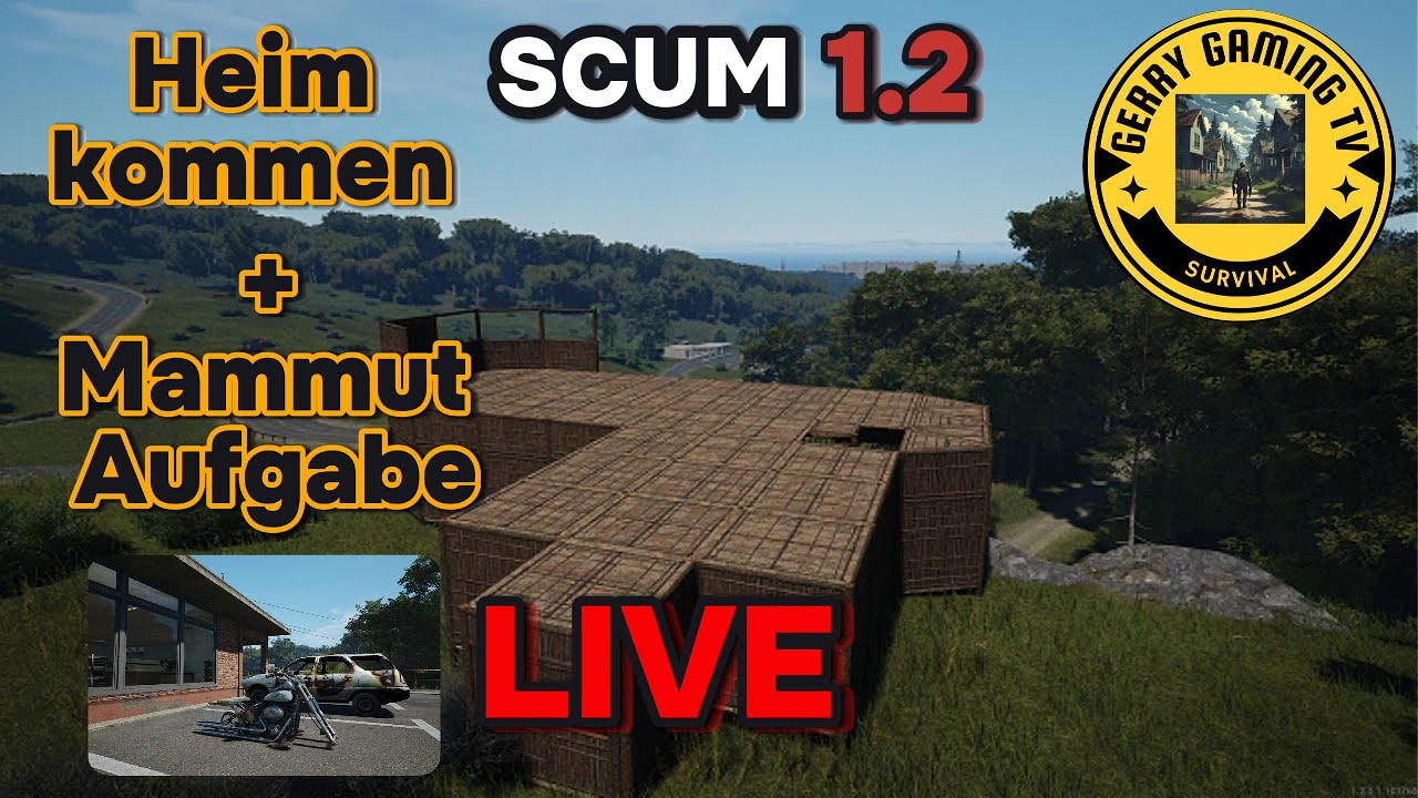 Scum Gameplay Deutsch  I  Heim kommen + Mammut Aufgabe  I  