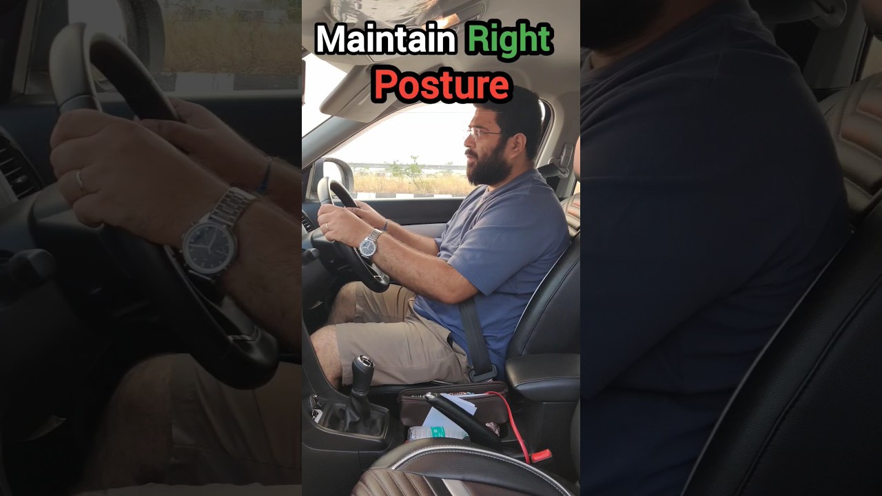 Maintain Correct Posture while Driving. #shorts #tips #ytshorts #trending #youtubeshorts