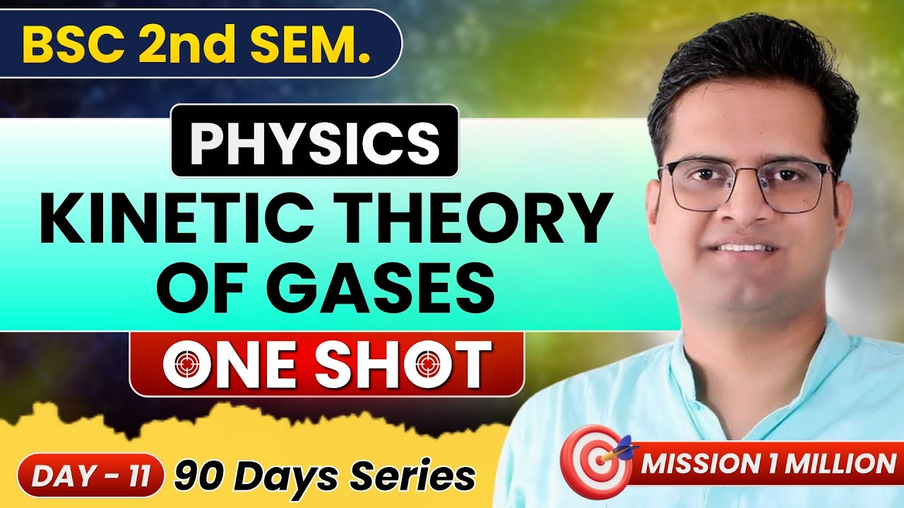 Kinetic Theory Of Gases!Day-11!B.Sc 2nd Semester Physics!Be DKDian