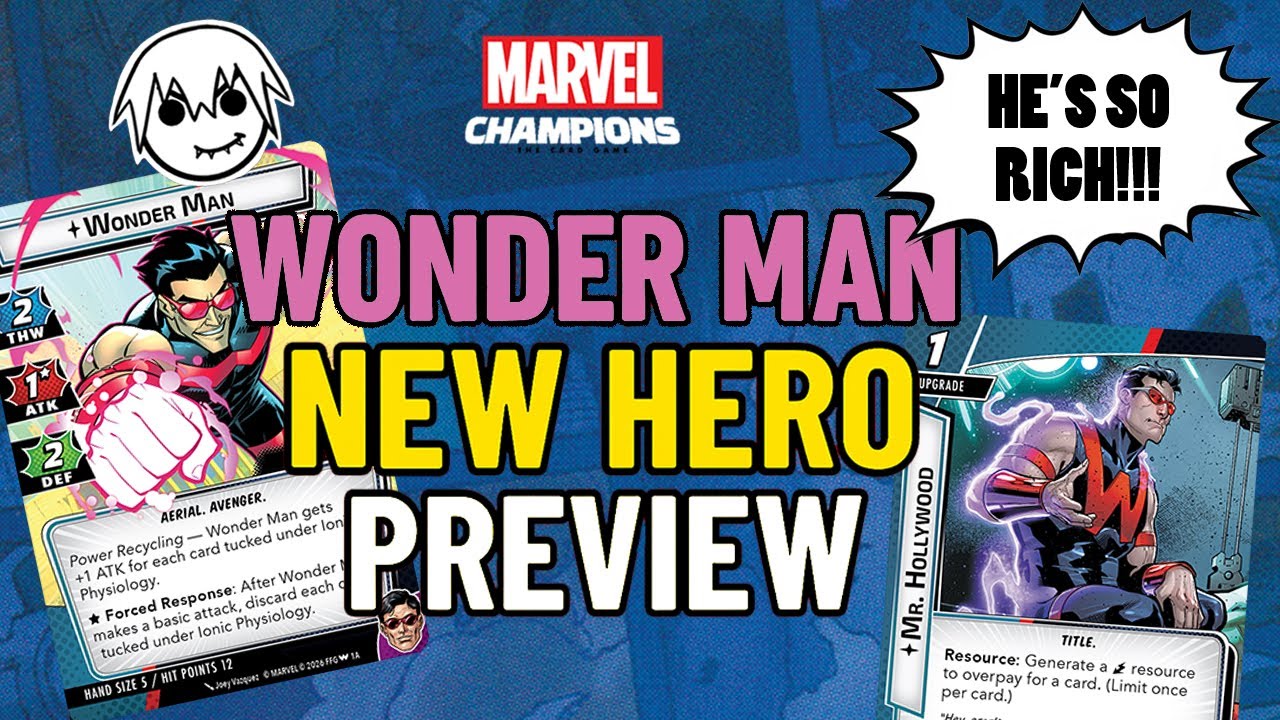 Marvel Champions WONDER MAN New Hero Preview