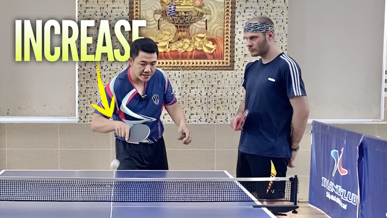 How to increase Spin for Backhand Push