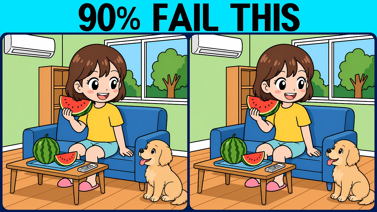 [Spot the Difference Brain Training] If you solve this puzzle, you are a genius!