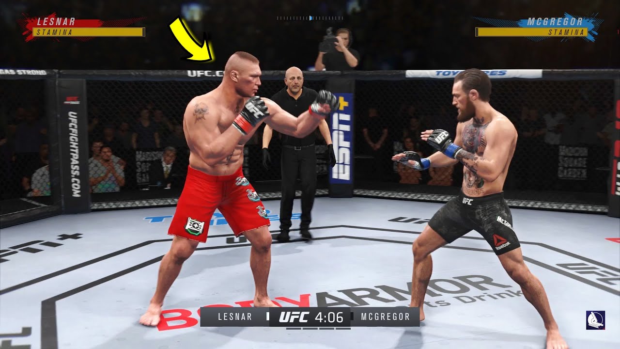 EA только что добавила Брока Леснара в UFC 4! (Эпический геймплей с участием Конора Макгрегора)