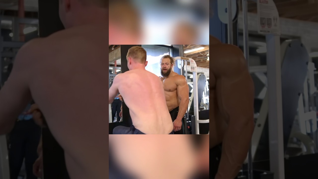 Rock Climber OUTLIFTS 2 Bodybuilders
