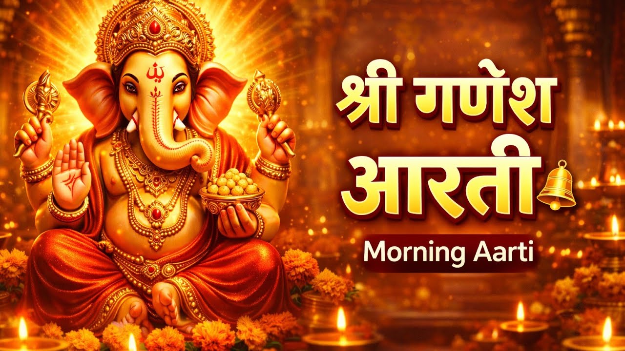 Ganpati Aarti | श्री गणपति आरती | गणपति बप्पा मोरया | Morning Devotional Song