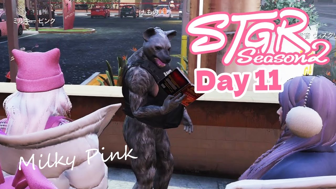 Day11【ストグラSeason2】久しぶりなのでまずは情報を集めよう【ミルキー・ピンク】