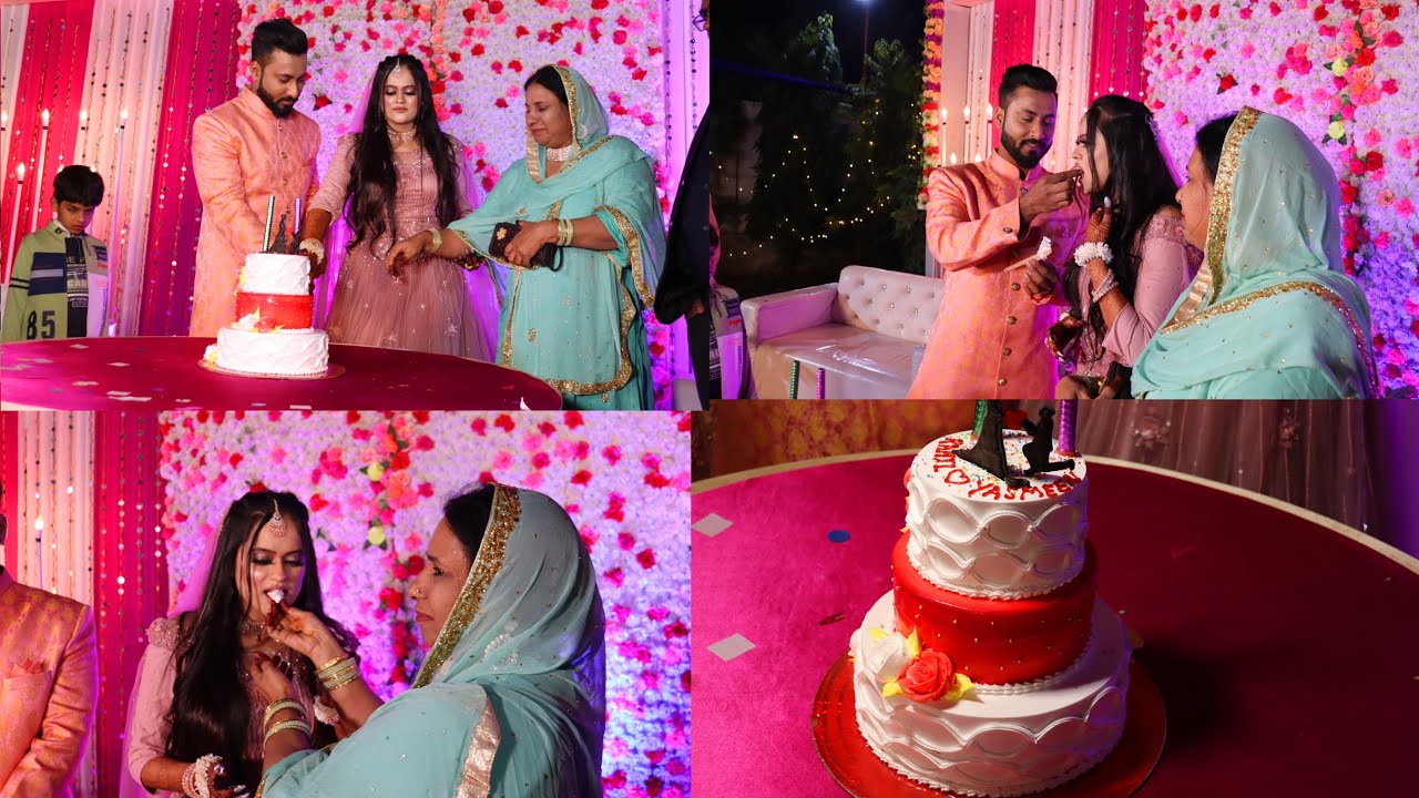 Engagement Cake Cutting Beautiful Moment | Rahil & Yasmeen Engagement | The Rahil Vlogs