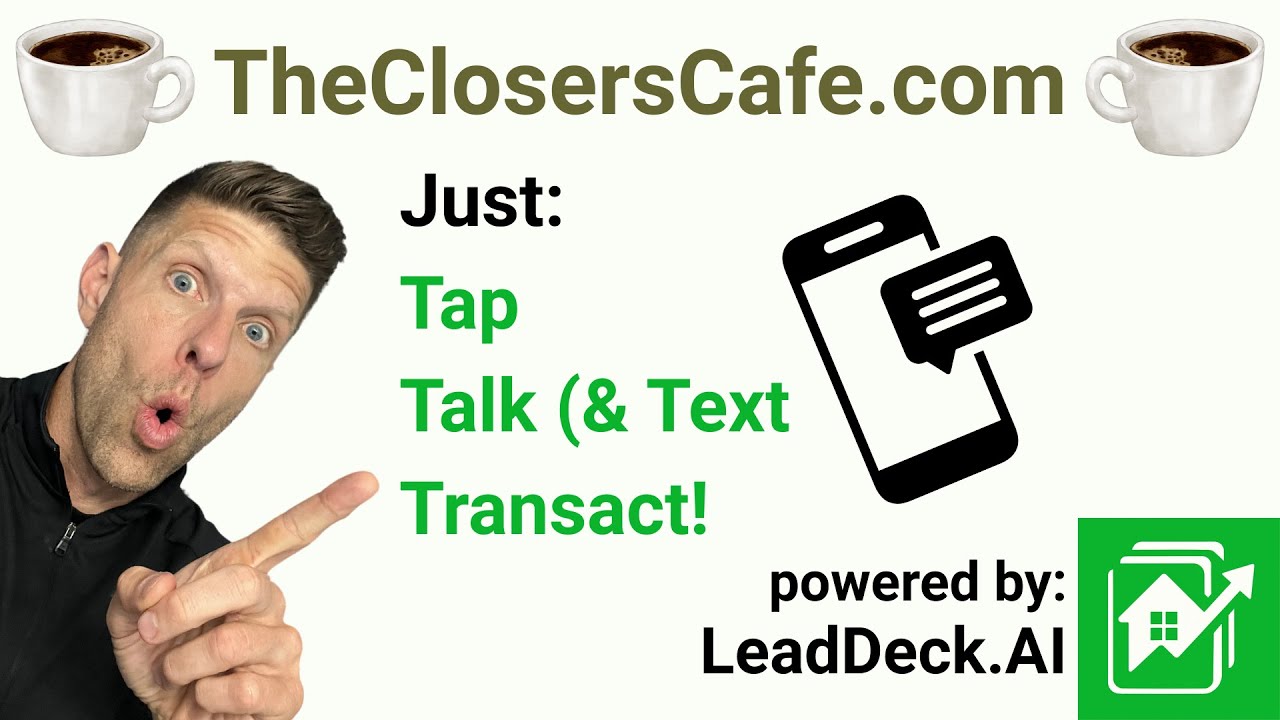 The Closer's Cafe (MORE Conversations, MORE Contracts, MORE Closings!) 1/6/26