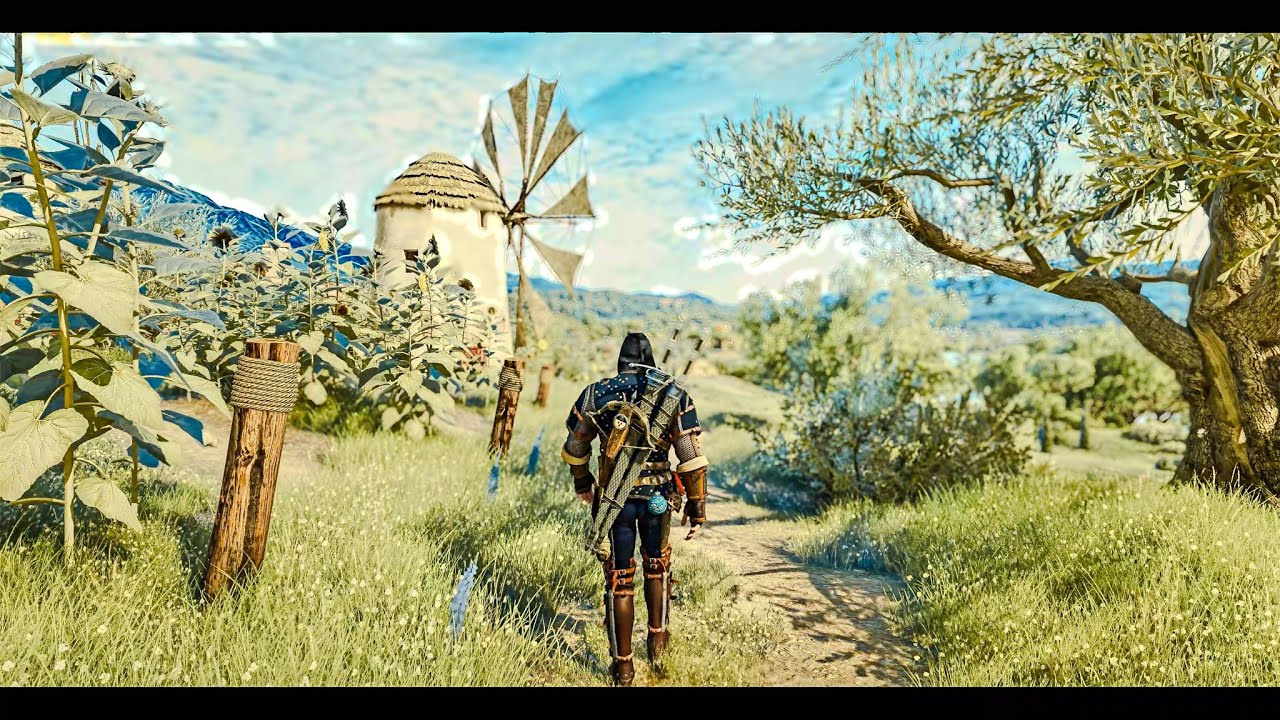Witcher 3 : Next Gen ULTRA MODDED in 8K DLAA with RTX 5090