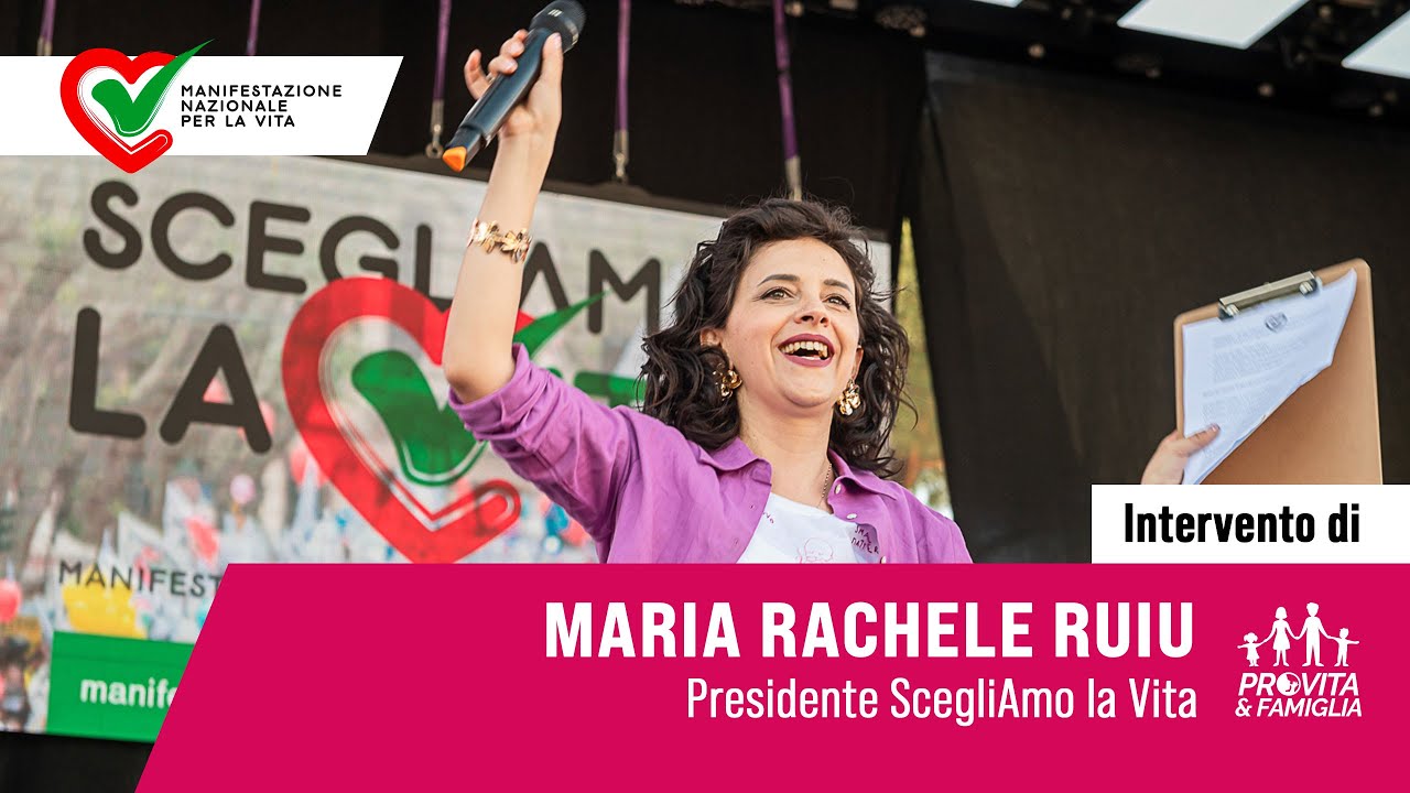 SULLA VITA NON SI FANNO COMPROMESSI. Maria Rachele Ruiu dal paco di ScegliAmo la Vita