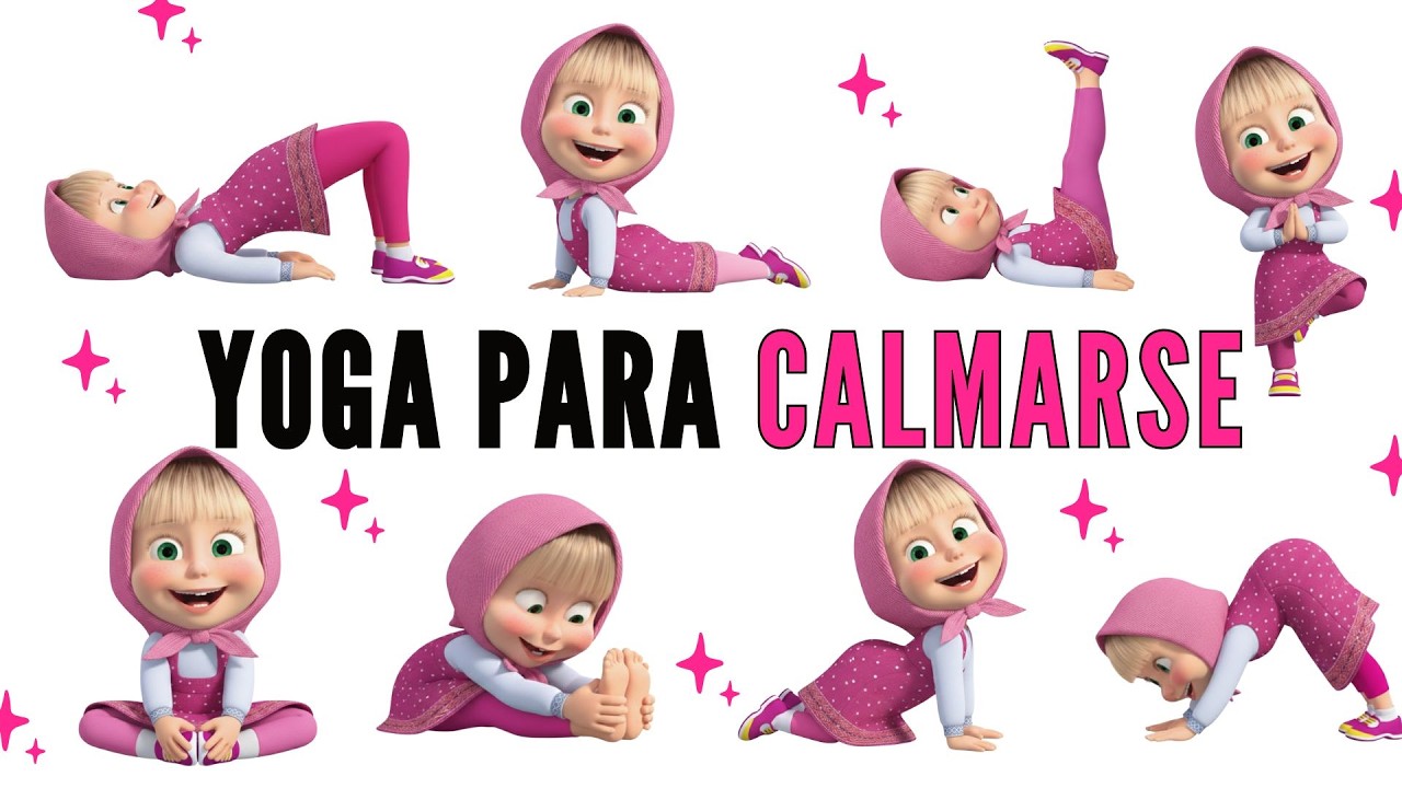 Yoga con Masha | Estiramientos divertidos y calma suave | Yoga para niños