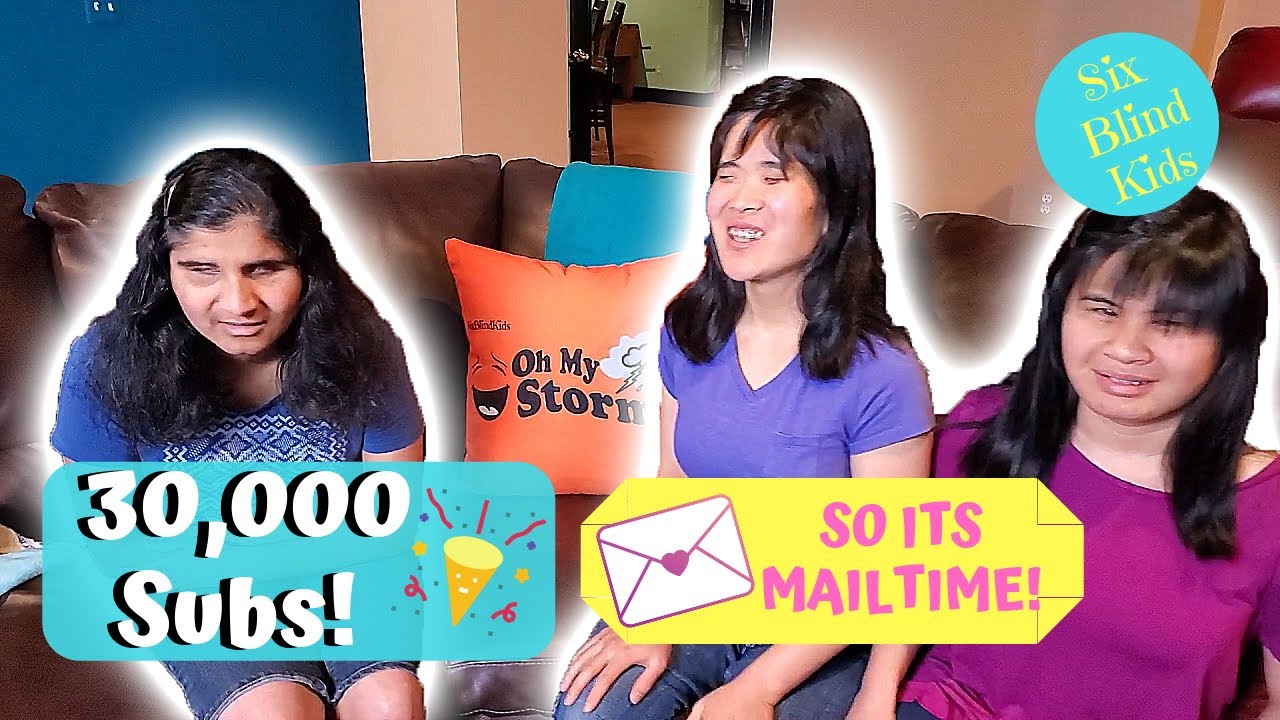 SixBlindKids — 30 000 подписчиков! Почта! Открываем письма от подписчиков!