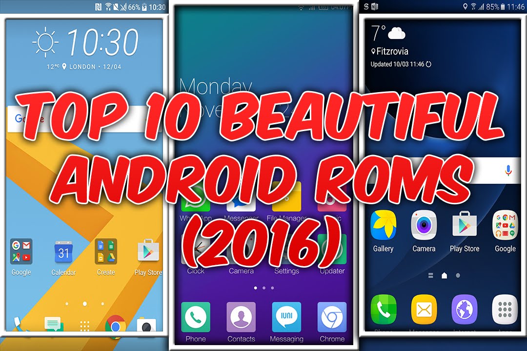 10 most beautiful Android ROMs with the best UI (2016)