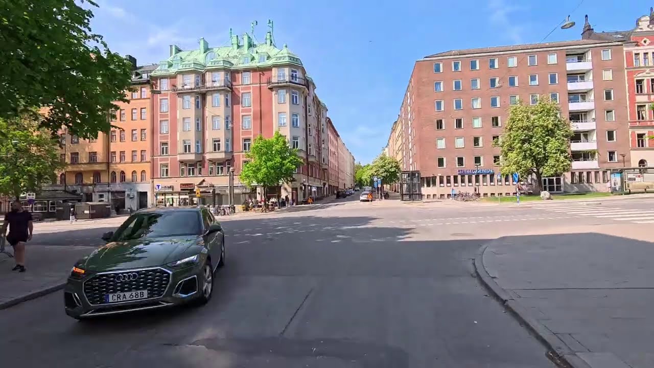 Scooter Ride Through Zinkensdamm | Summer Streets of Södermalm, Stockholm 🛴🌞