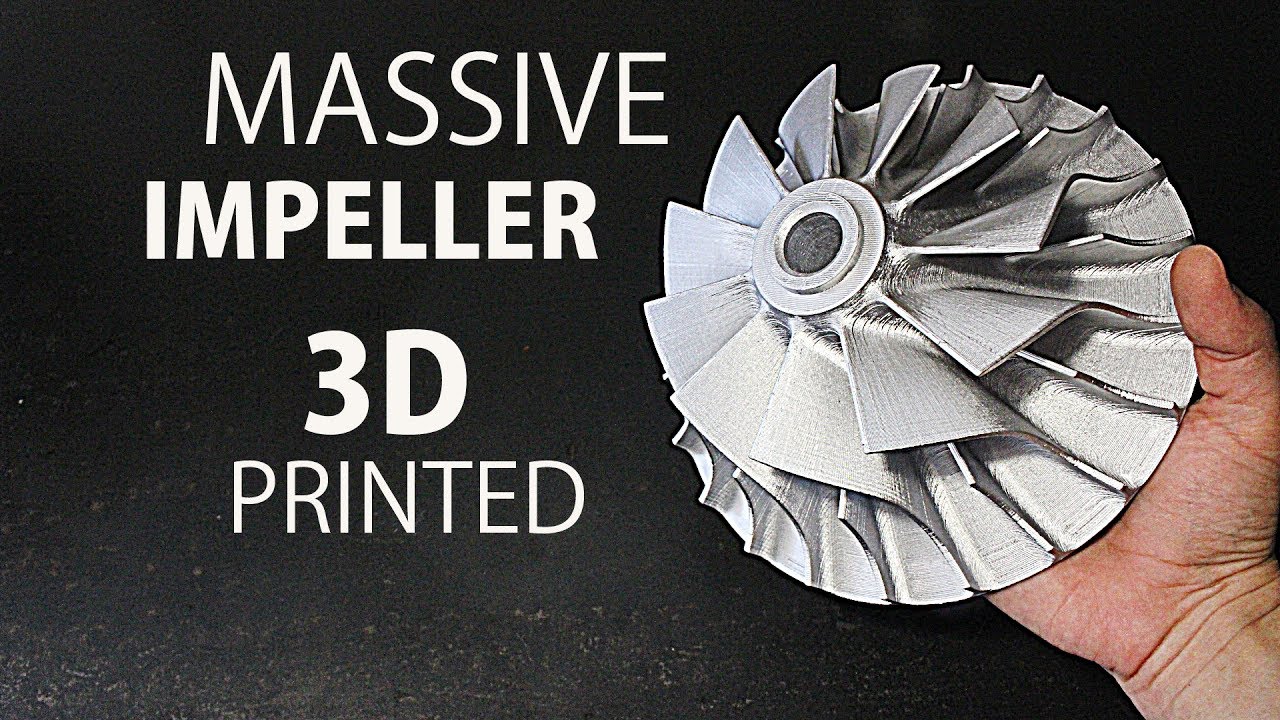 Making A Huge Impeller - CR 10 3D Printer