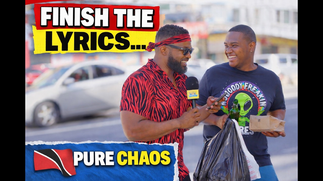 I Asked Strangers in Trinidad to Finish the Lyrics… PURE CHAOS 😂🇹🇹
