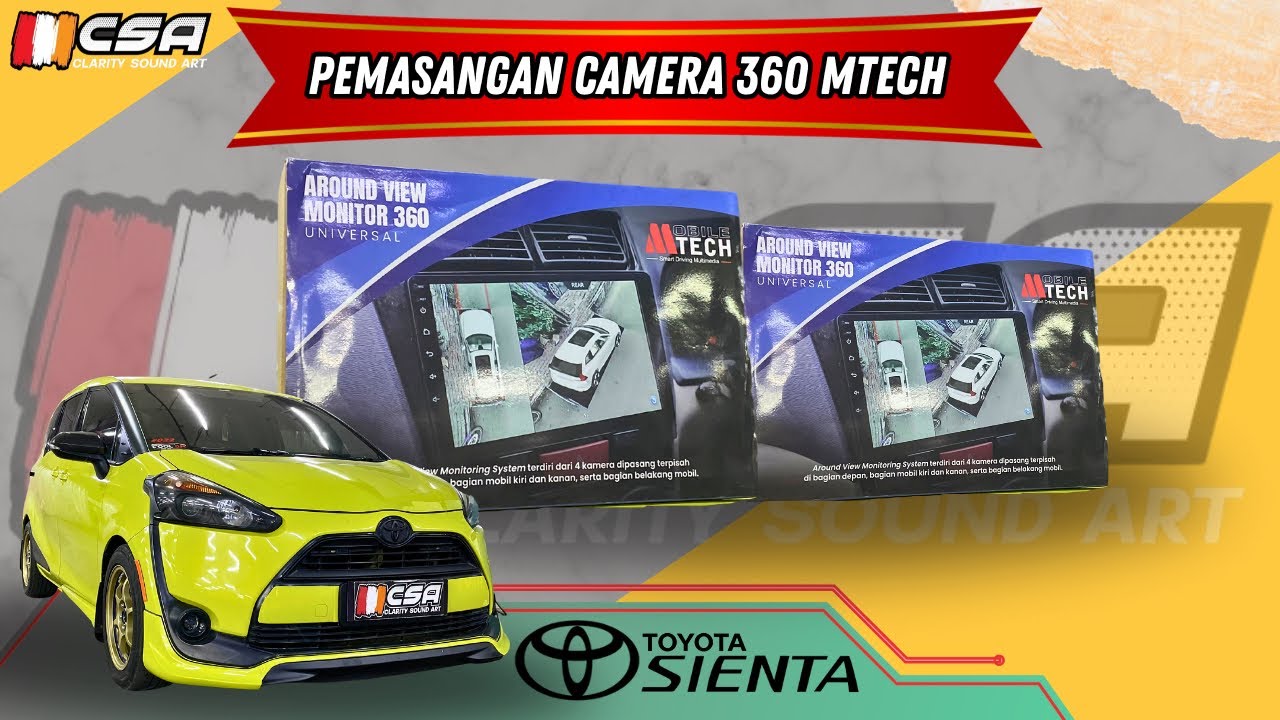Toyota Sienta Upgrade Parking Camera 360 - 3D | Mtech | By : Clarity Sound Art