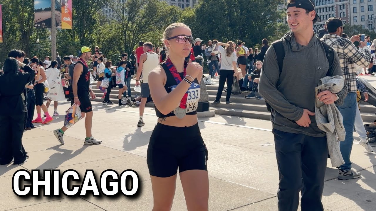 Chicago Walk 2025 Chicago Marathon Day Experience On Sunday | October 12, 2025 | 4K City Sounds