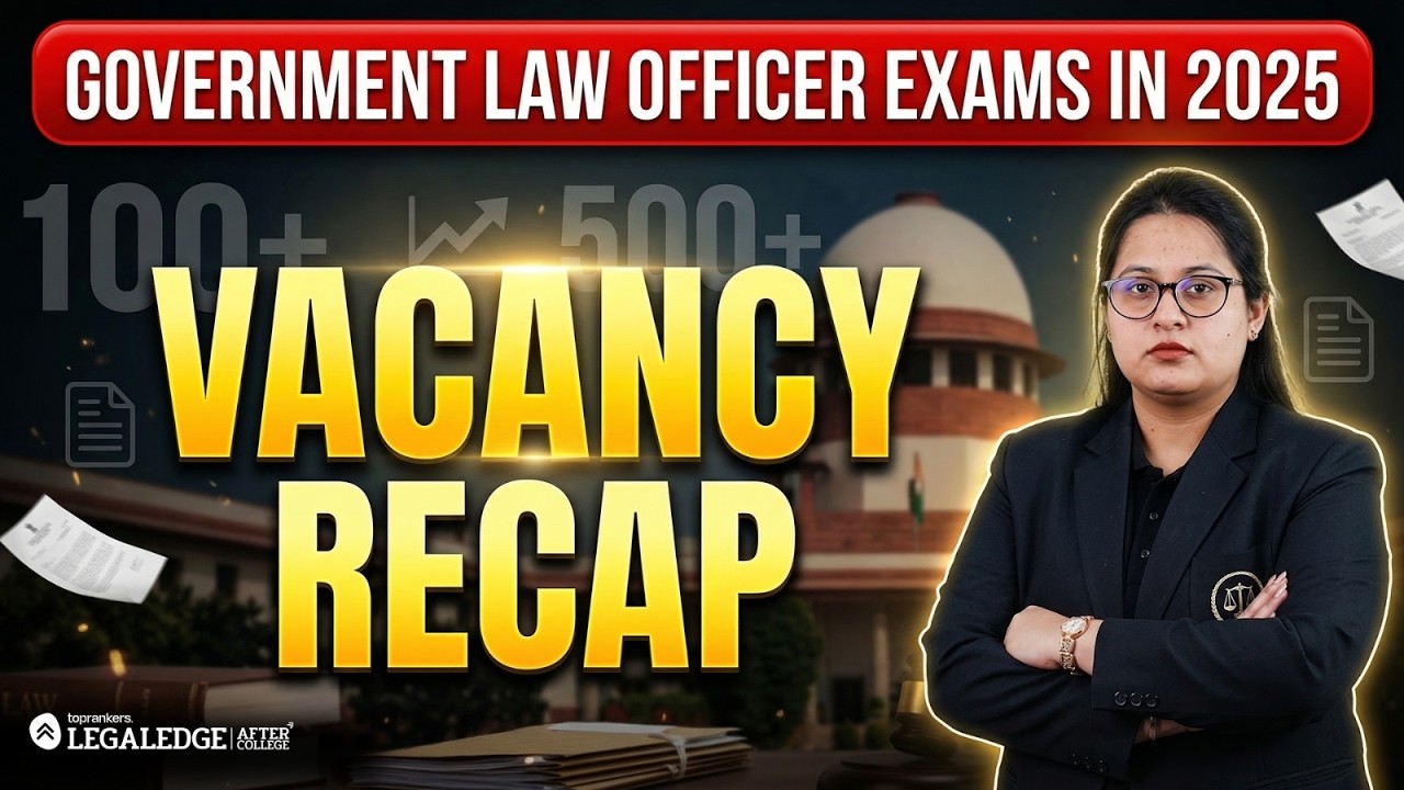 How Many Government Law Officer Vacancies Were There in 2025?🤔 Bumper Opportunities Coming in 2026?🔥