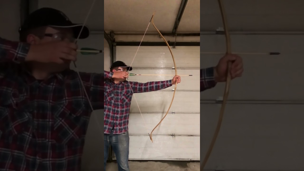 Homemade Wooden Recurve Bow