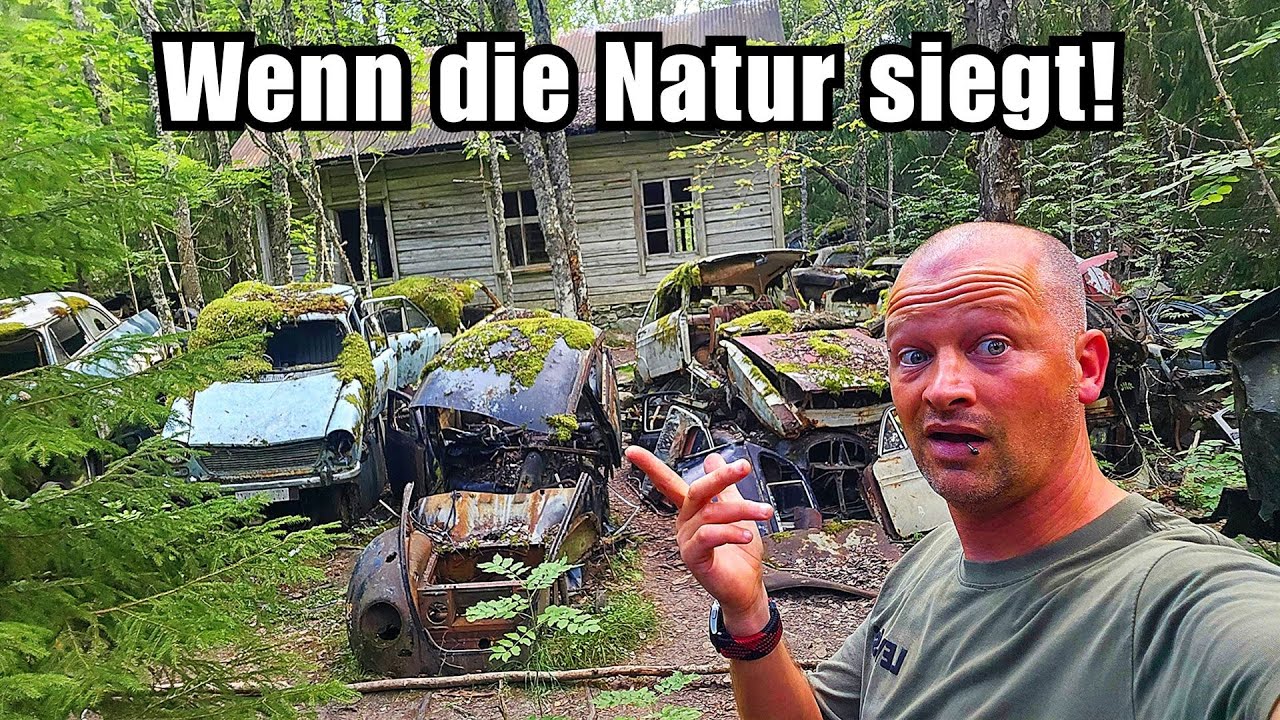 #8 Der skurrilste Schrottplatz/Autofriedhof in ganz Skandinavien! Mit dem Camper durch Schweden